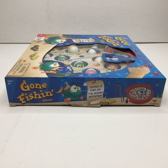 Gone Fishin Game For Kids Ages 4+ Fun Motorized Board With 15 Fish & 2 Fishing P - Picture 4 of 5
